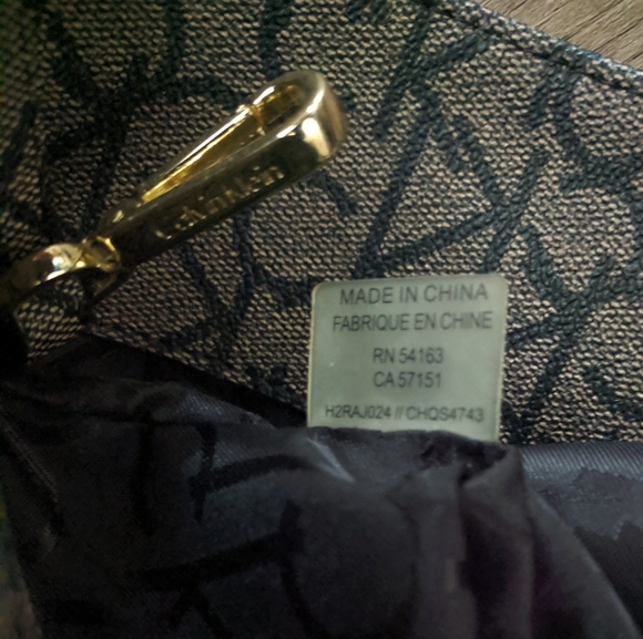 Calvin Klein Brown Signature Monogram Large Tote - Picture 8 of 9